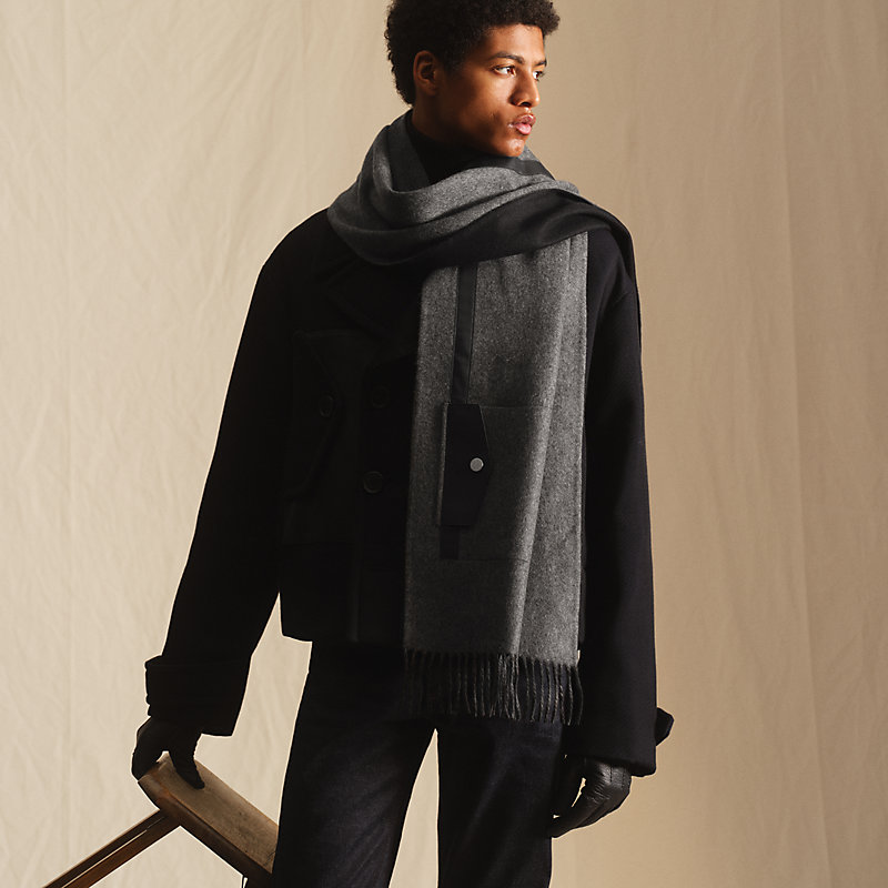 ピックお値下げエルメス カシミヤマフラー カシミヤマフラー 《ピックポケット》 - ブルー | Hermès - エルメス